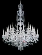 Schonbek 1870 3612-40H - Sterling 45 Light 120V Chandelier in Polished Silver with Heritage Handcut Crystal