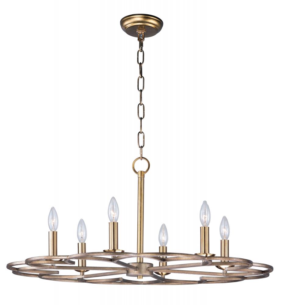 Helix-Single-Tier Chandelier