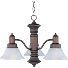 Maxim 20326MROI - Newburg 3-Light Chandelier