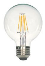 Craftmade 9651 - 4.72" M.O.L. Clear LED G25, E26, 8W, Dimmable, 2700K