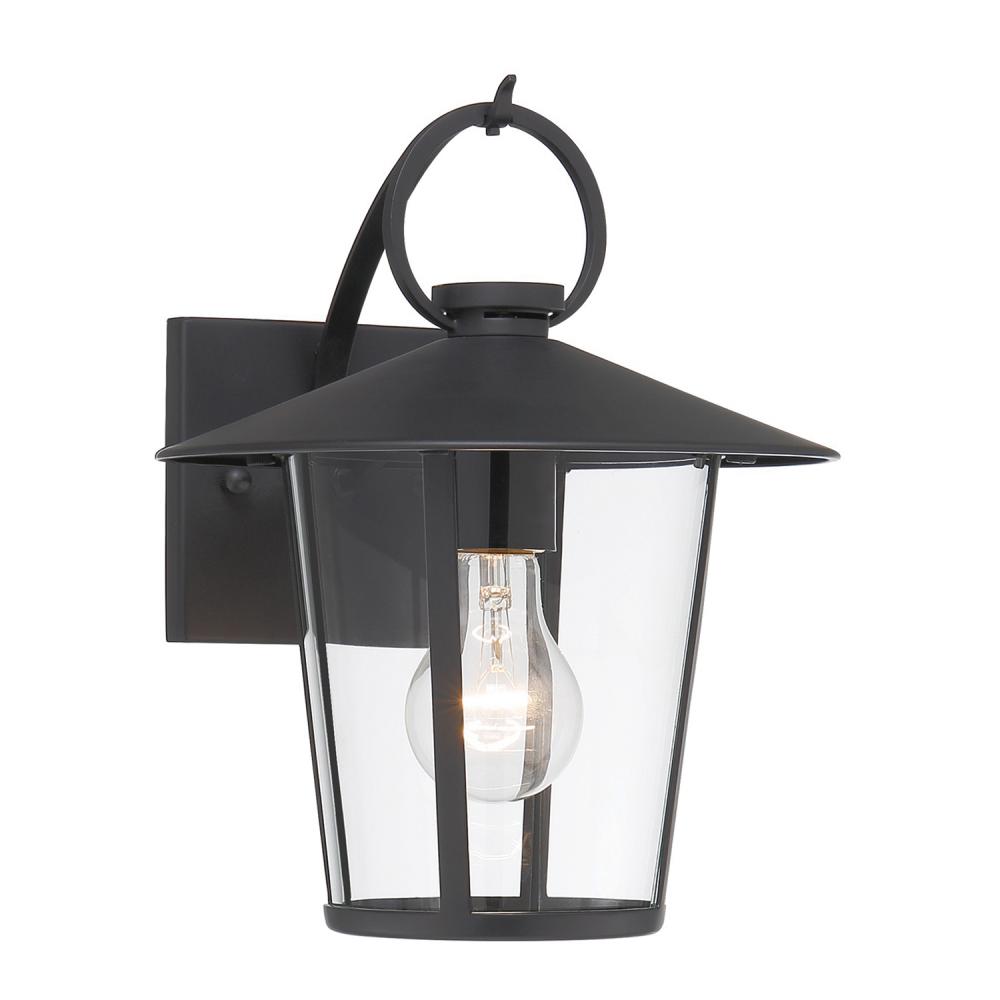 Andover 1 Light Matte Black Outdoor Sconce