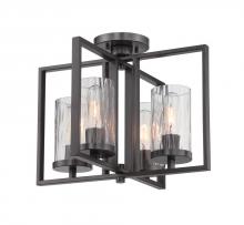 Designers Fountain 86511-CHA - Elements 17" 4-Light Semi-Flush