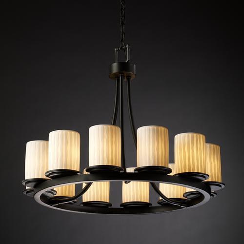 Dakota 12-Light Ring Chandelier (Short)