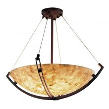 Justice Design Group ALR-9724-35-DBRZ - 36" Pendant Bowl w/ Crossbar
