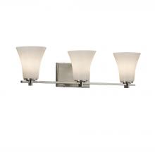 Justice Design Group CLD-8443-20-NCKL - Era 3-Light Bath Bar