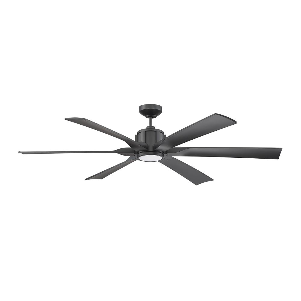 MACH-1 60 in. Black LED Ceiling Fan