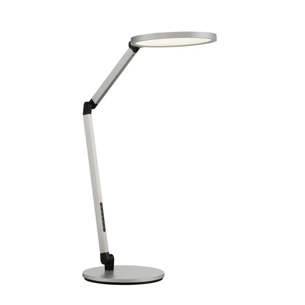 LUMENS Silver & Black Desk Lamp