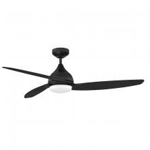 Kendal AC22952-BLK - AXOS 52 in. Black LED Ceiling Fan