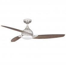 Kendal AC22952-SN/VO - AXOS 52 in. Satin Nickel LED Ceiling Fan