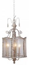 Mariana 711616 - Three Light Weathered Ecru Multi Light Pendant