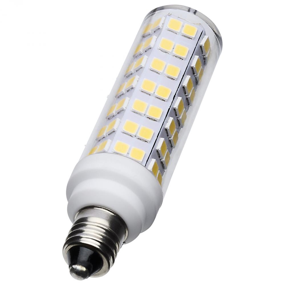 6.5 Watt T6 LED; Clear Finish; E11 Base; 5000K; 120 Volt