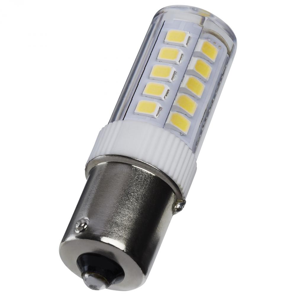 4.5 Watt T6 LED; Clear Finish; BA15s Base; 5000K; 12 Volt