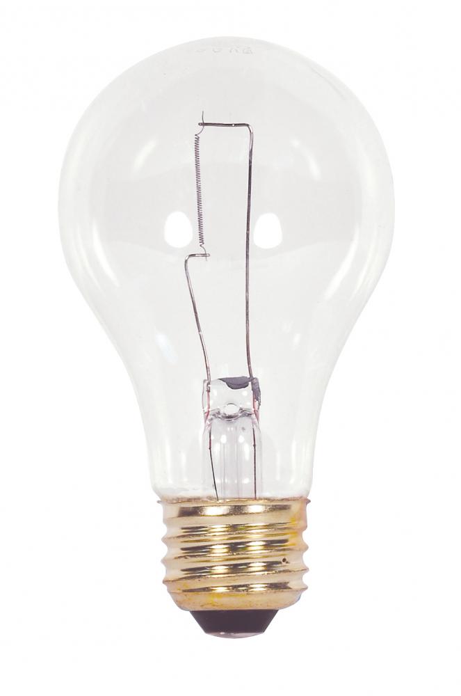 71 Watt A19 Incandescent; Clear; 2500 Average rated hours; 1100 Lumens; Medium base; 120 Volt;