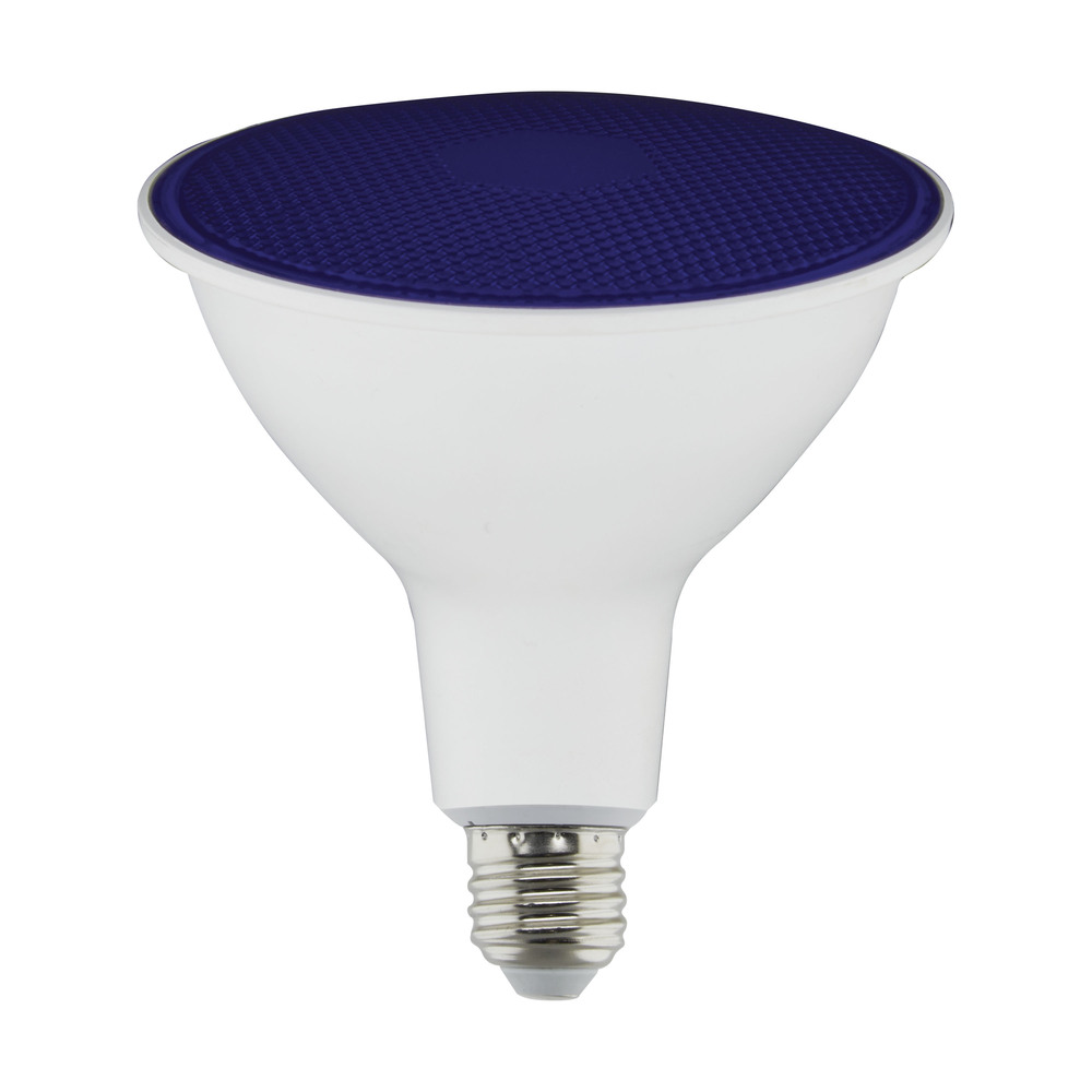 11.5 Watt PAR38 LED; Blue; 90 degree Beam Angle; Medium base; 120 Volt