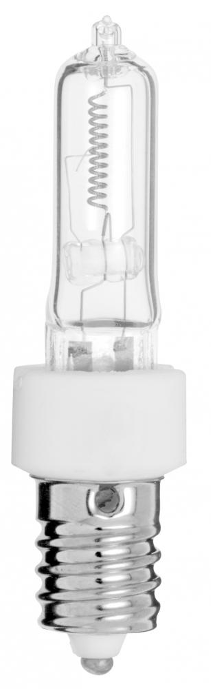 100 Watt; Halogen; T4; Clear; 2000 Average rated hours; 1700 Lumens; European base; 120 Volt