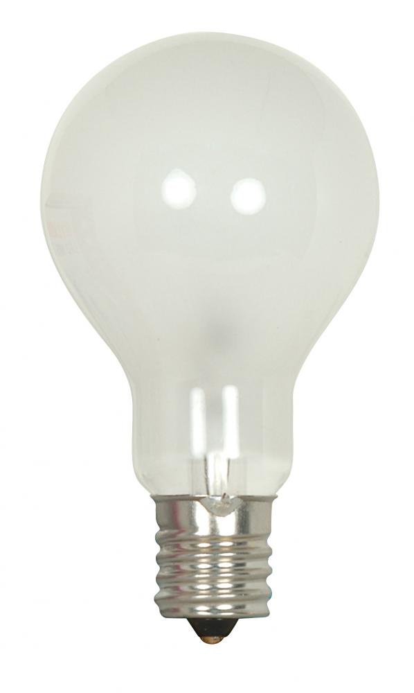 60 Watt A15 Incandescent; Frost; 1000 Average rated hours; 700 Lumens; Intermediate base; 130 Volt