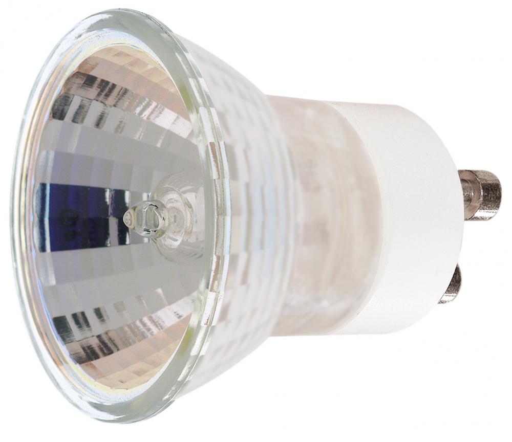 20 Watt; Halogen; MR11; FTD; 1000 Average rated Hours; 100 Lumens; Sub Miniature 2 Pin GU10 base;