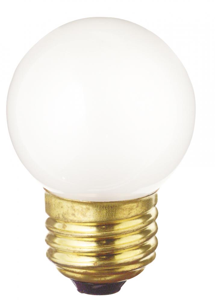 40 Watt G17 Incandescent; Frost; 1000 Average rated hours; 348 Lumens; Medium base; 130 Volt; Carded