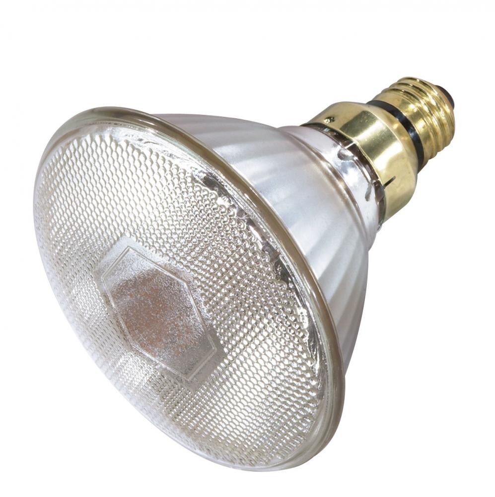 70 Watt; Metal Halide HID; Medium base; PAR38; Clear; 82 CRI; 3000K