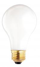 Satco Products Inc. S1712 - 60 Watt A19 Incandescent; Frost; 1500 Average rated hours; 610 Lumens; Medium base; 120 Volt; 4/Pack