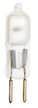 Satco Products Inc. S1909 - 20 Watt; Halogen; T3; Frosted; 2000 Average rated hours; 270 Lumens; Bi Pin G4 base; 12 Volt