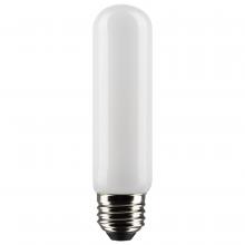 Satco Products Inc. S21353 - 8 Watt T10 LED; Frost; Medium base; 90 CRI; 3000K; 120 Volt