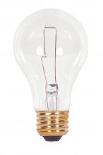 Satco Products Inc. S2504 - 95 Watt A19 Incandescent; Clear; 750 Average rated hours; 1600 Lumens; Medium base; 120 Volt; 2/Pack