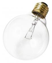 Satco Products Inc. S3449 - 60 Watt G25 Incandescent; Clear; 3000 Average rated hours; 650 Lumens; Medium base; 120 Volt