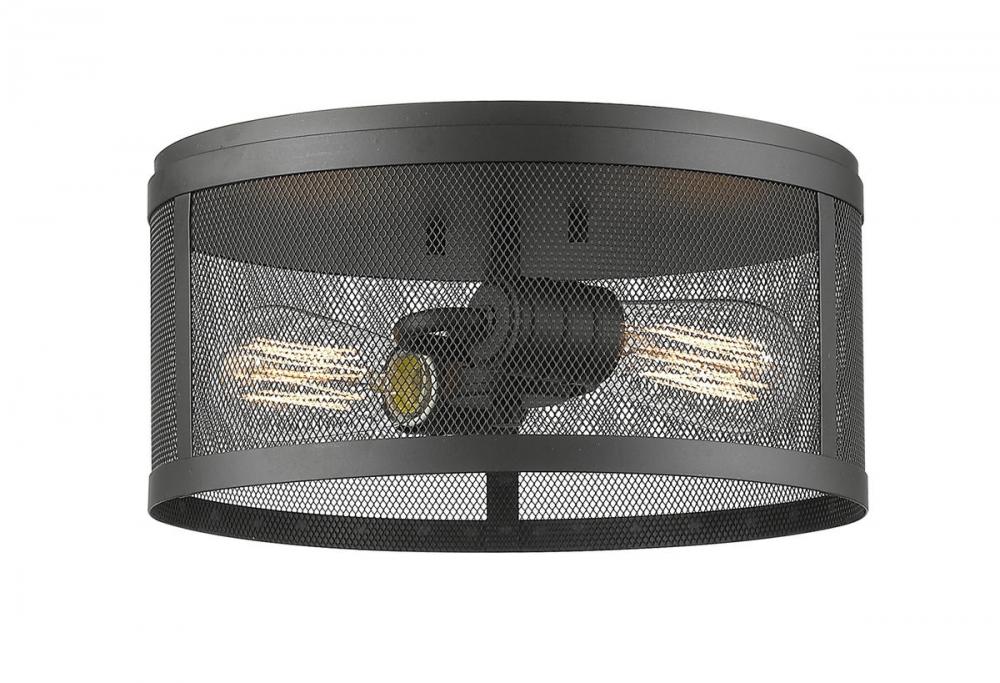 2 Light Flush Mount