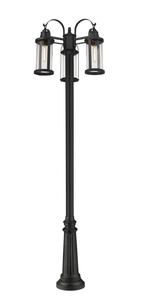 3 Light Outdoor Post Mounted Fixture