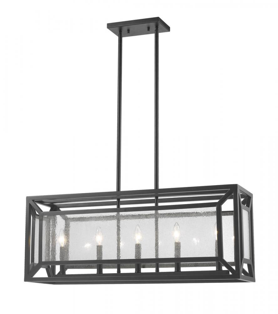 5 Light Linear Chandelier