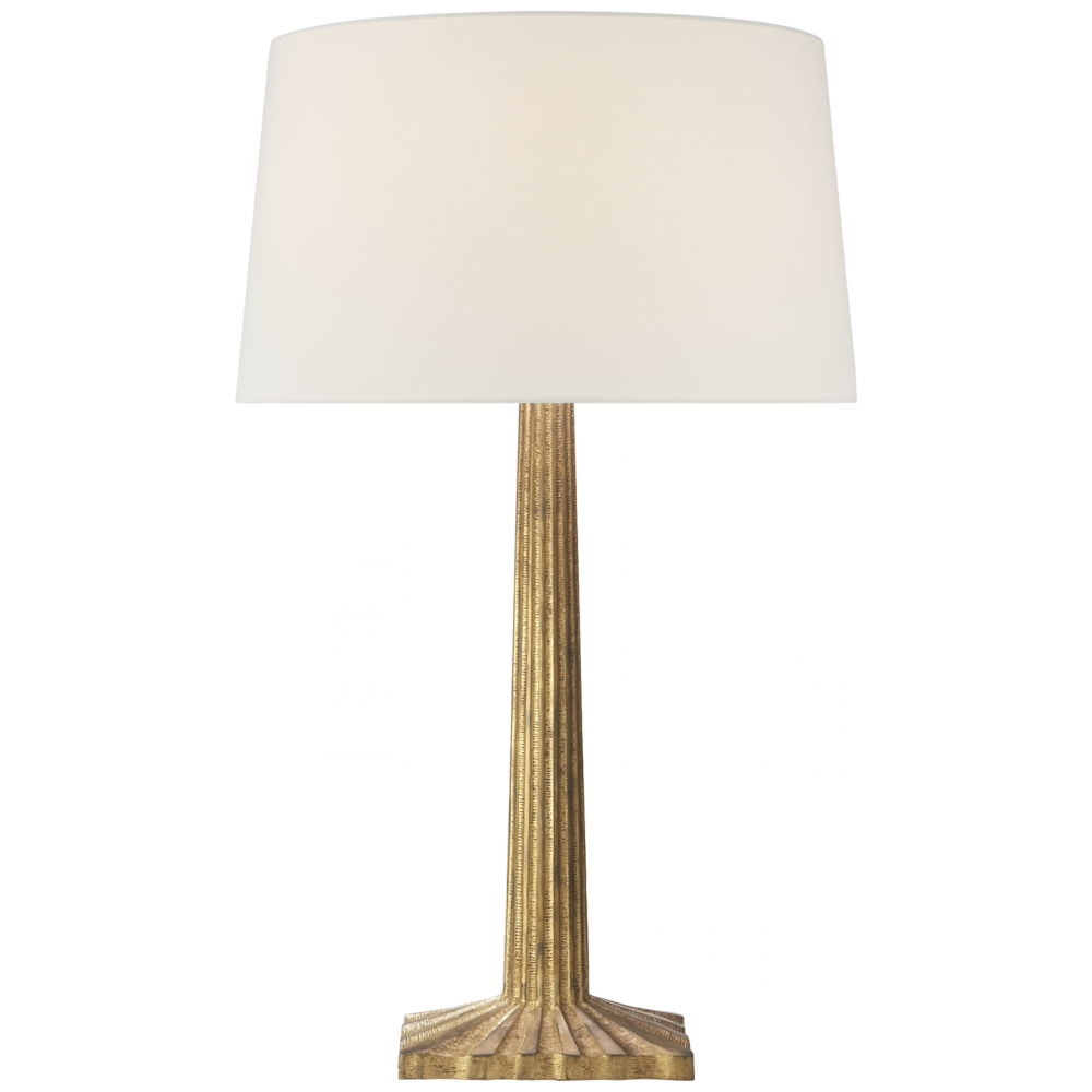 Strie Fluted Column Table Lamp