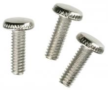 Westinghouse 7063300 - 3 Knurled Head Steel Screws Nickel-Plated 1/2" Long