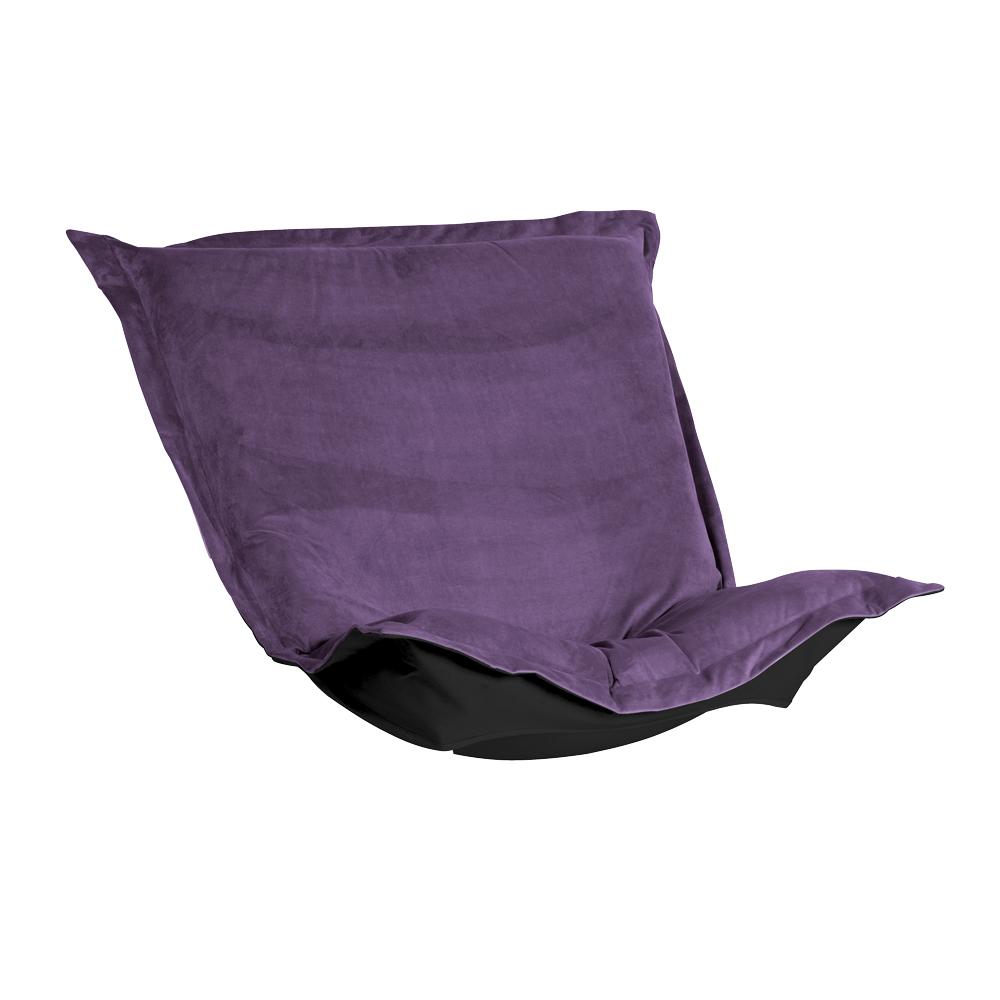 Puff Chair Cover Bella Eggplant (Cover Only)