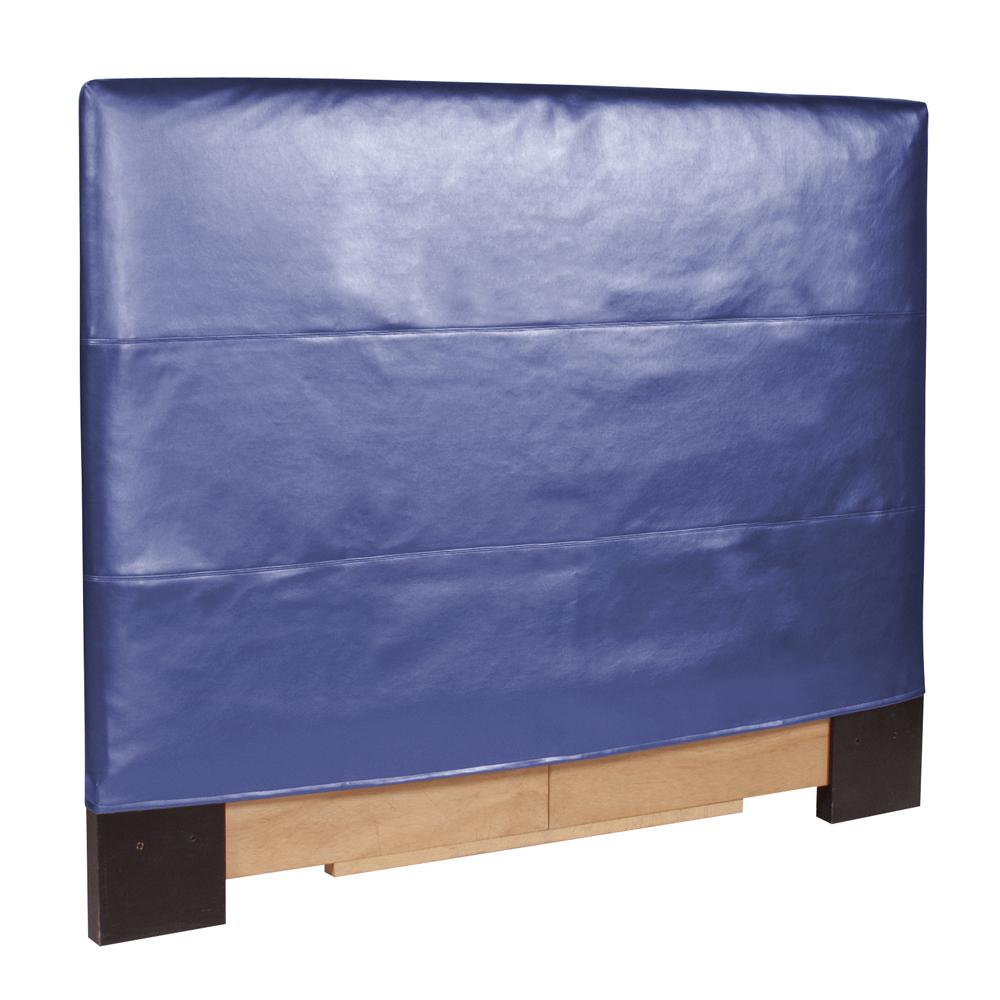 Shimmer Sapphire Twin Headboard Slipcover