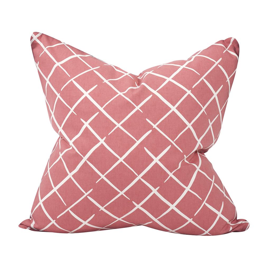 24" x 24" Pillow Cove End Rhubarb - Down Insert