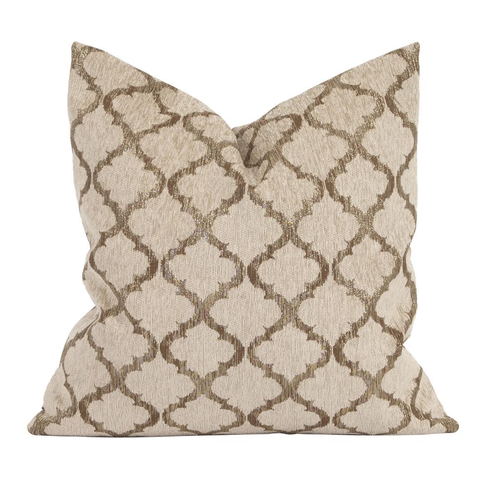 20" x 20" Pillow Moroccan Gold - Down Insert