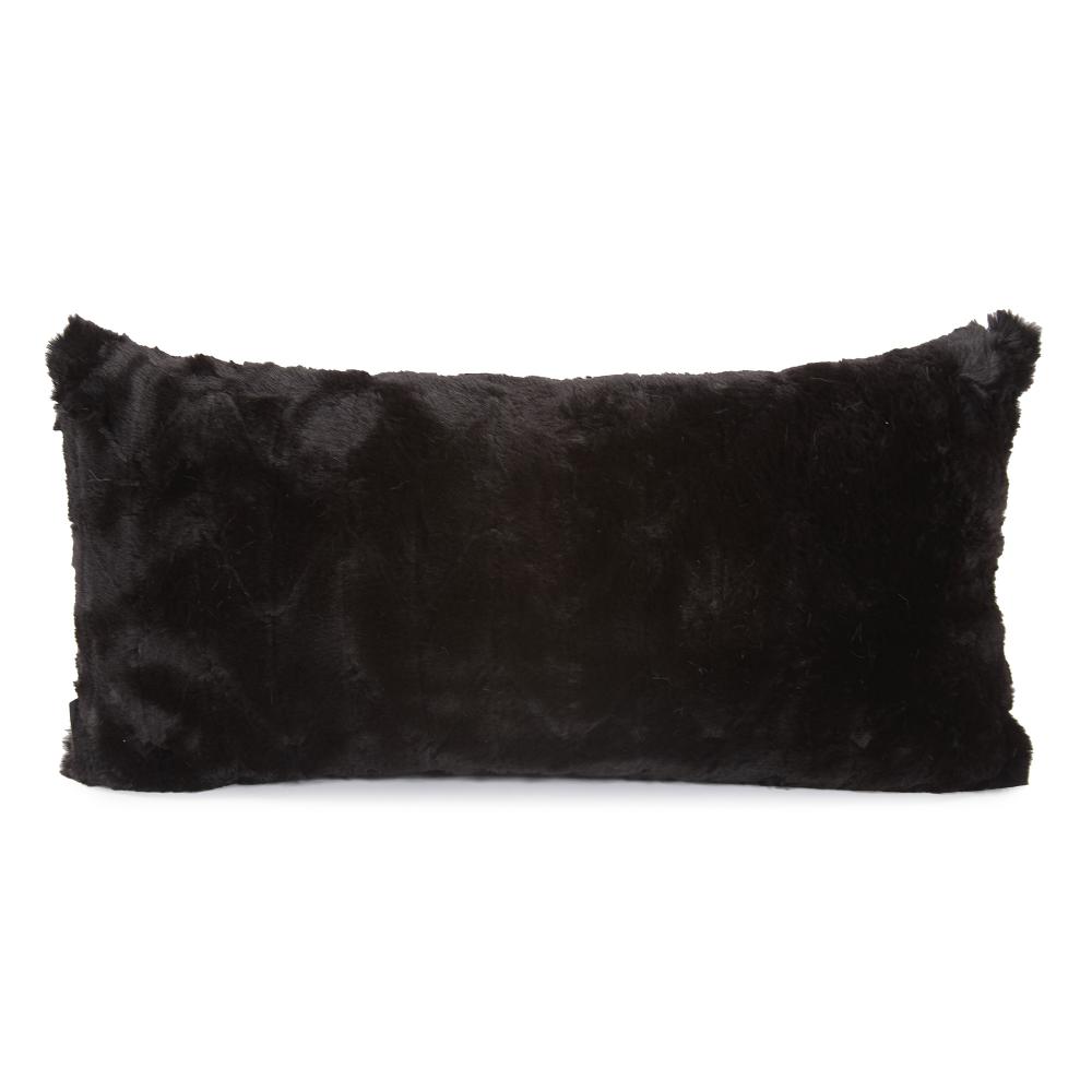 11" x 22" Angora Ebony Kidney Pillow