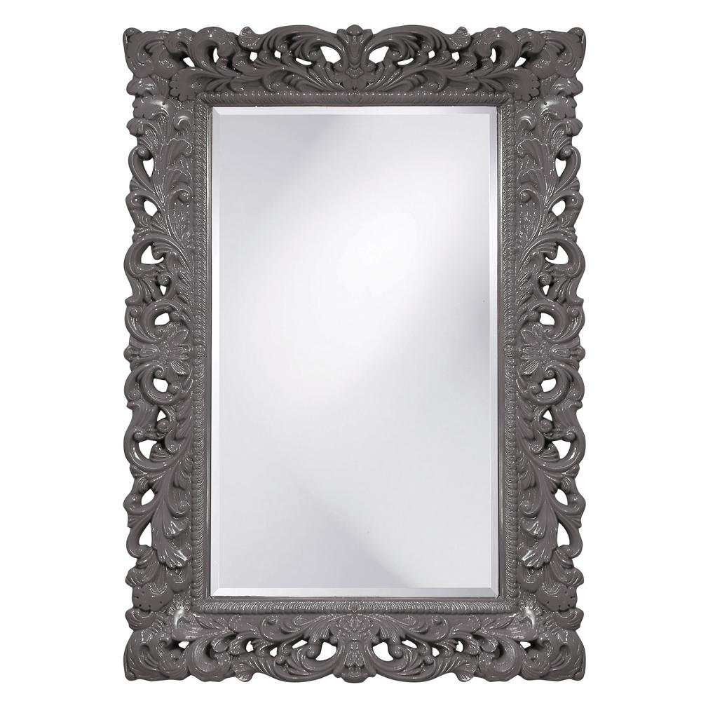 Barcelona Mirror - Glossy Charcoal