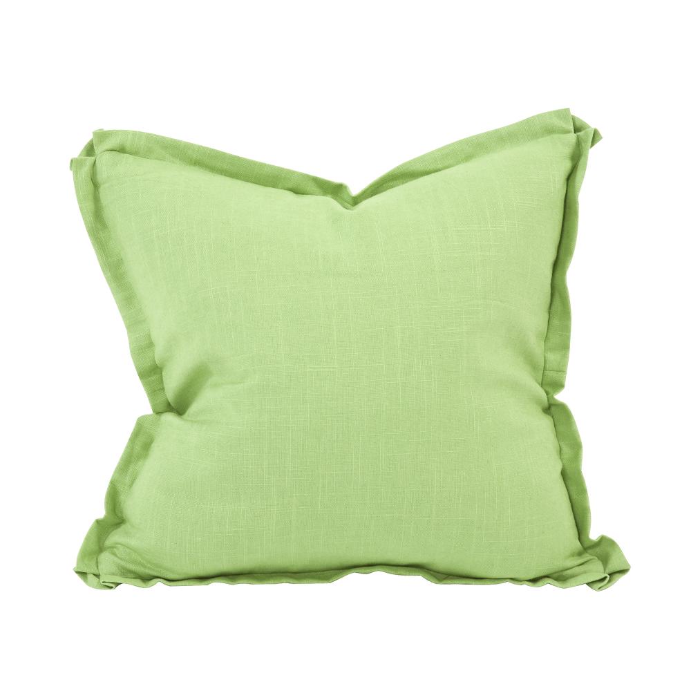 20" x 20" Pillow Linen Slub Grass - Down Insert