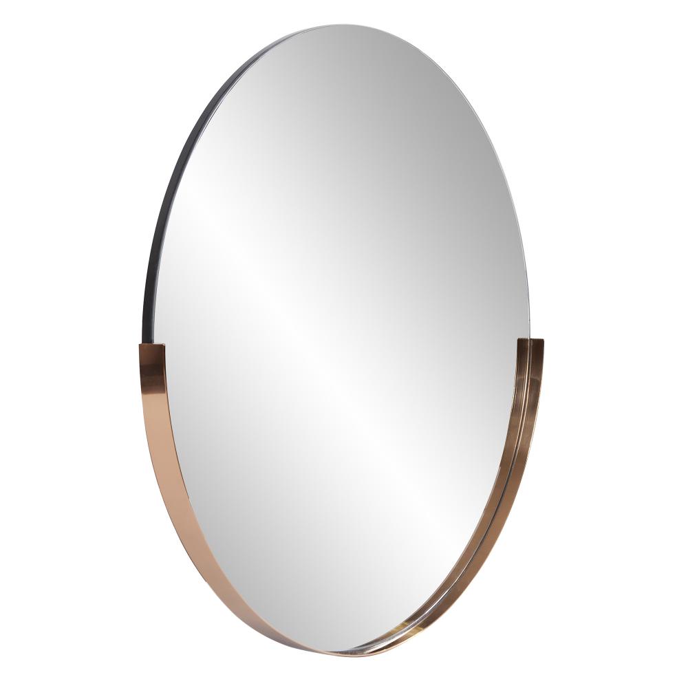 Dante Round Rose Gold Mirror