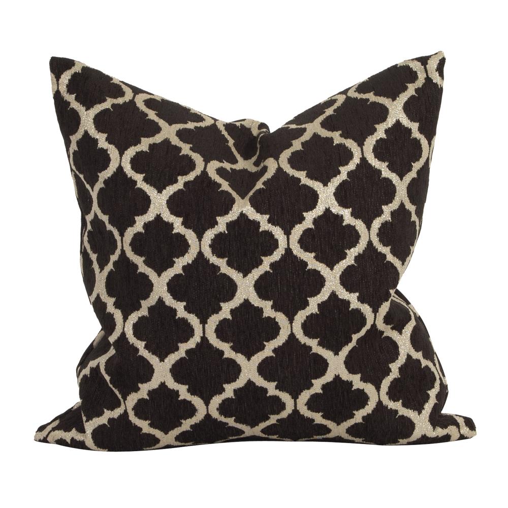 20" x 20" Pillow Moroccan Onyx - Down Insert