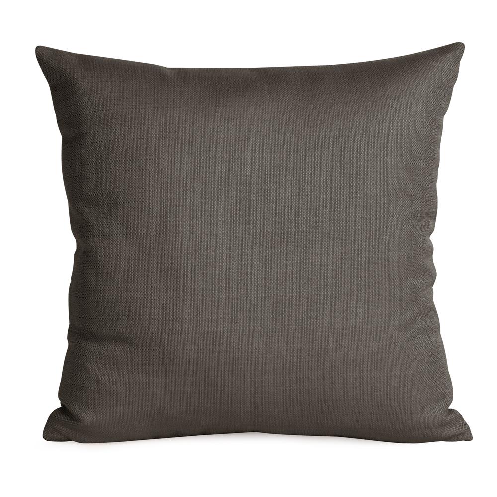 20" x 20" Pillow Sterling Charcoal - Down Insert