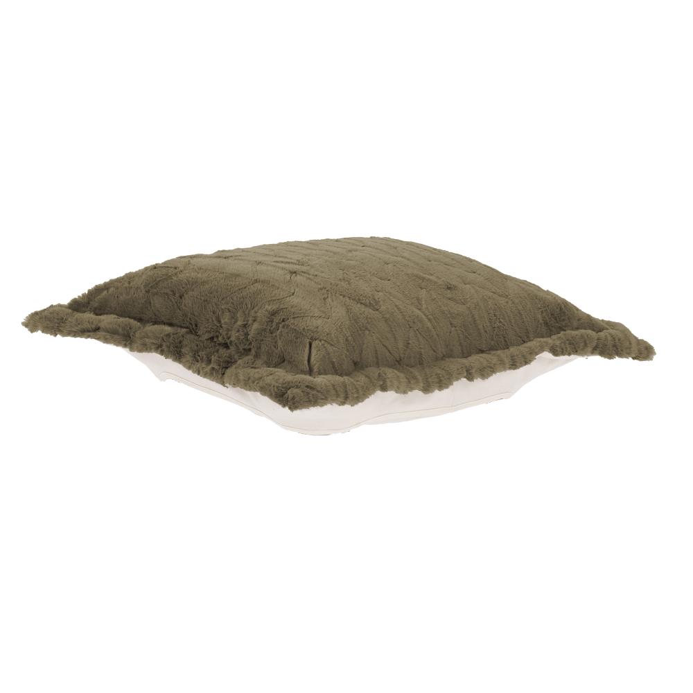 Puff Ottoman Cover Angora Moss (Cover Only)