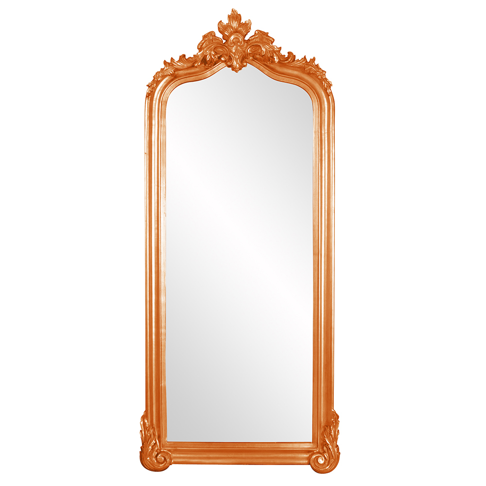 Tudor Mirror - Glossy Orange