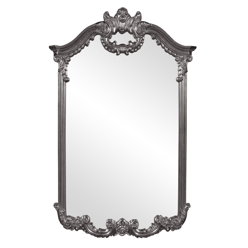 Roman Mirror - Glossy Charcoal