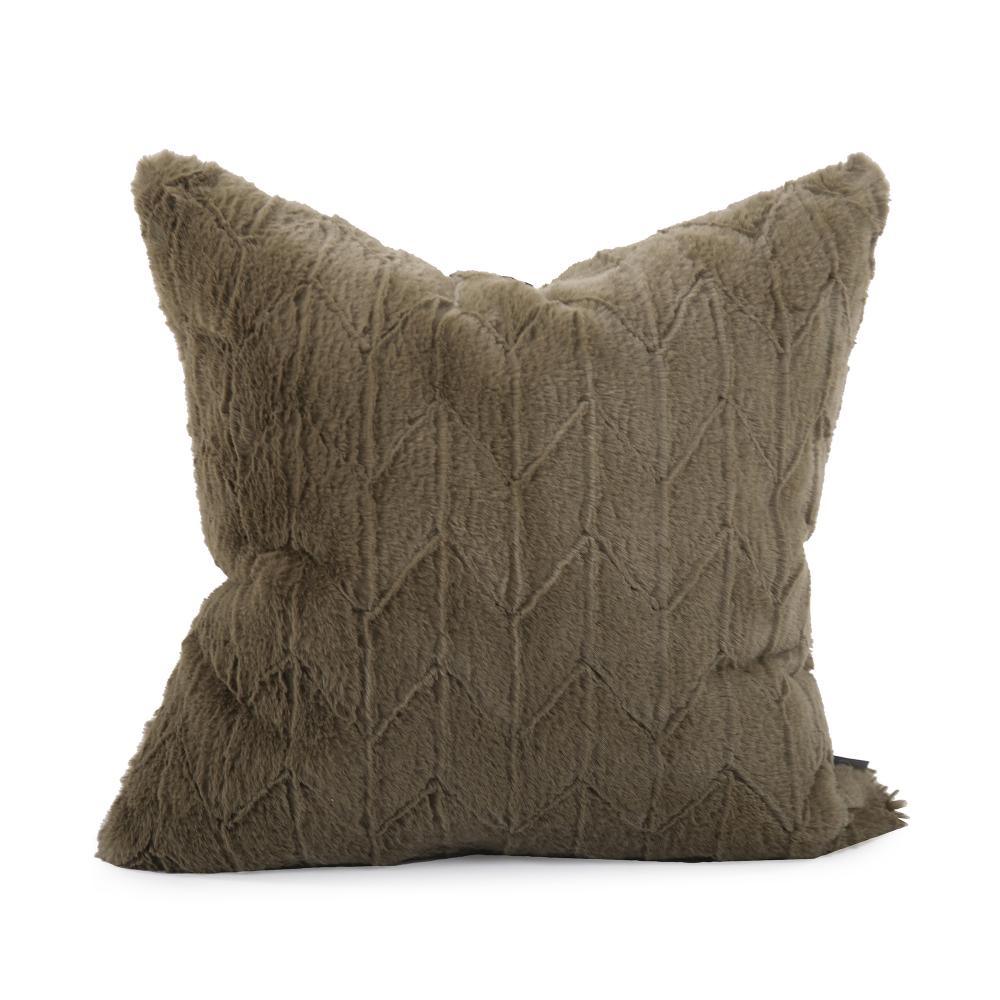 20" x 20" Angora Moss Pillow - Poly Insert