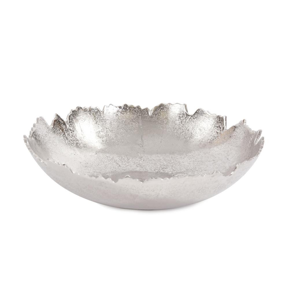 Silver Broken Edge Bowl / Wall Art