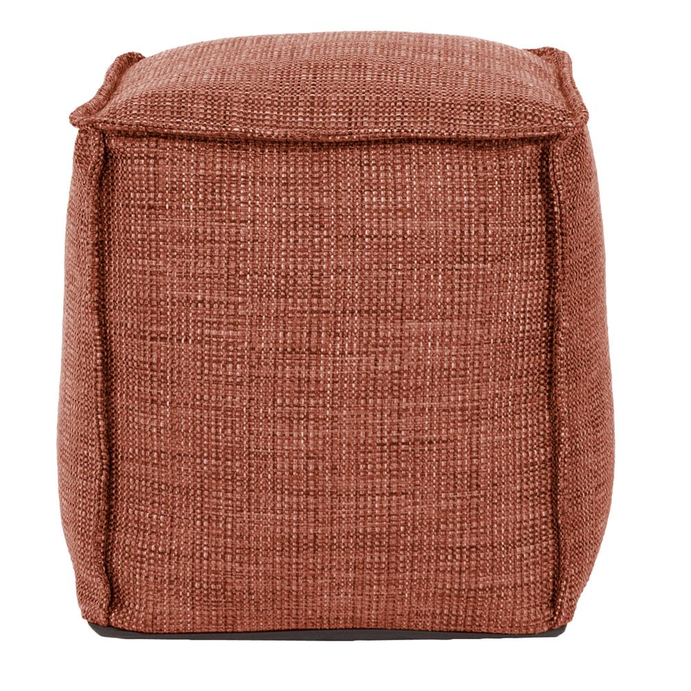 Square Pouf Coco Coral