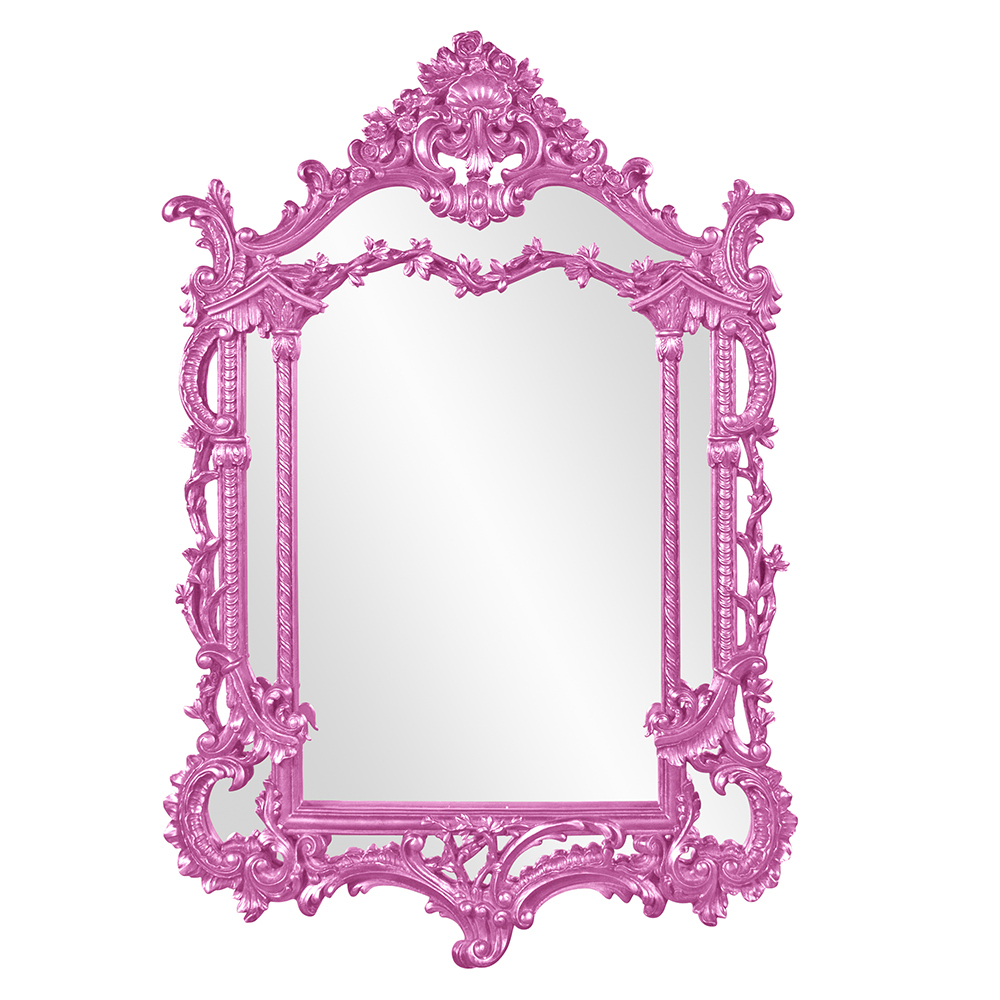 Arlington Mirror - Glossy Hot Pink